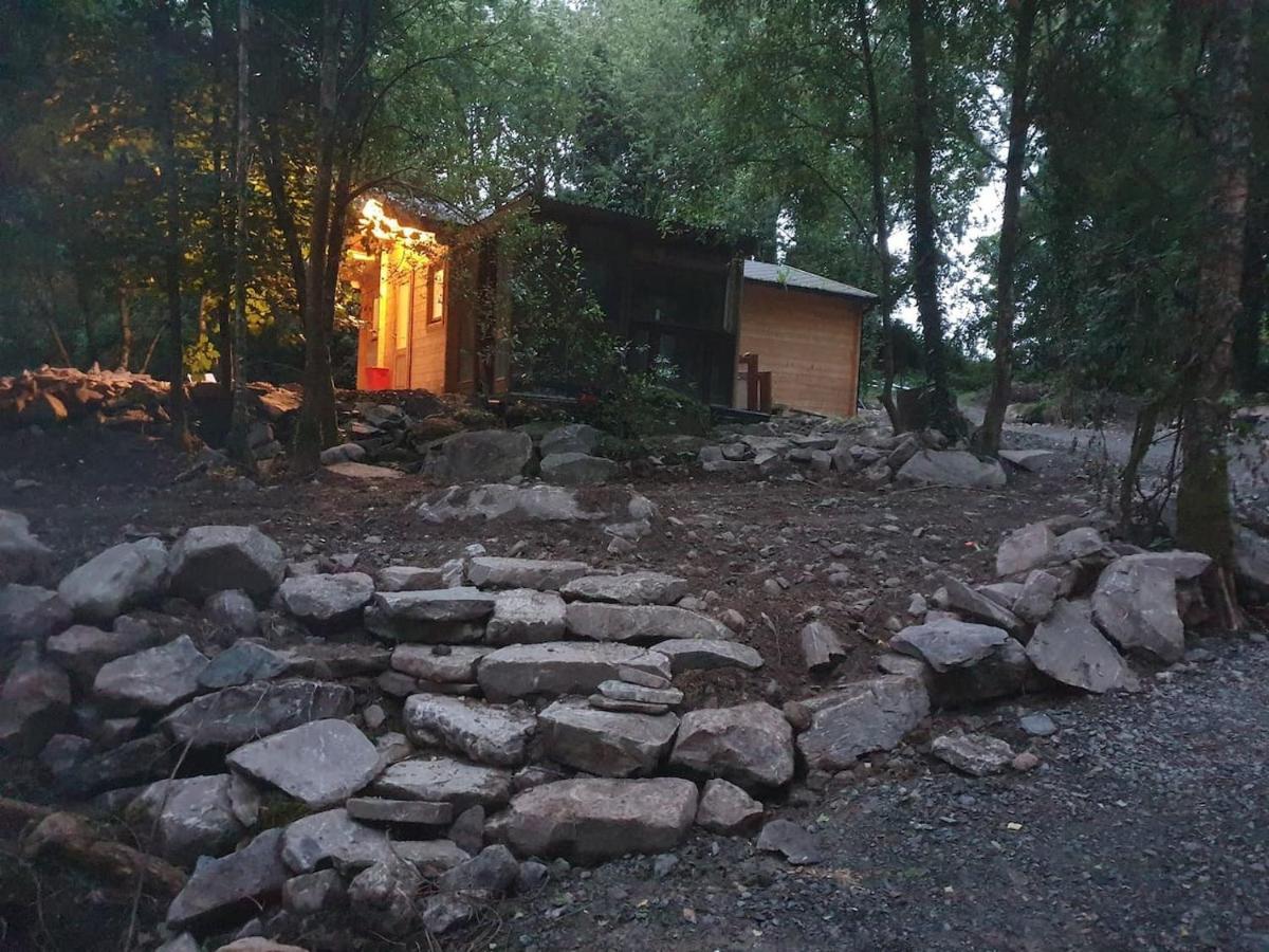 Stunning Log Cabin On The Lake Villa Portroe Exteriör bild